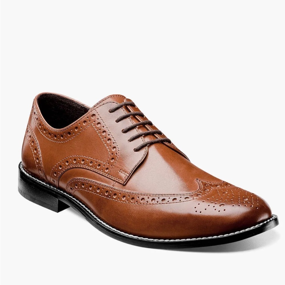 Nunn Bush Nelson Wing-tipped Oxfords